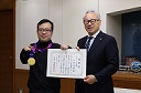 市長表敬のようす 市長表敬のようす