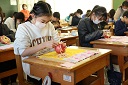 出初式 りんごの皮むき大会