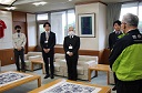 派遣職員への市長激励 派遣職員への市長激励