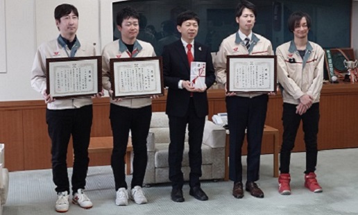 トヨタ紡織さんと長坂市長