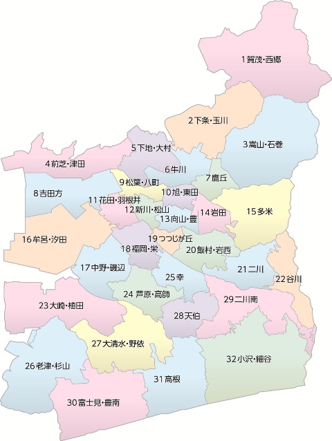 豊橋市全域図