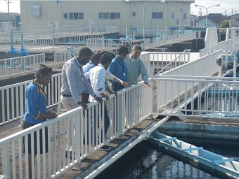 沈殿・ろ過処理技術研修(豊橋浄水場)
