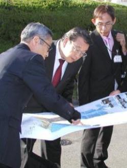 小鷹野浄水場にて 小鷹野浄水場にて