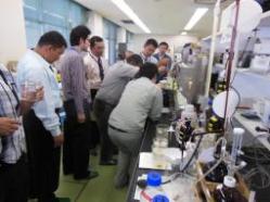 豊橋南部浄水場にて 豊橋南部浄水場にて