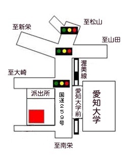 南部窓口センターの場所を表す画像