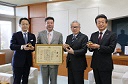 表敬訪問のようす